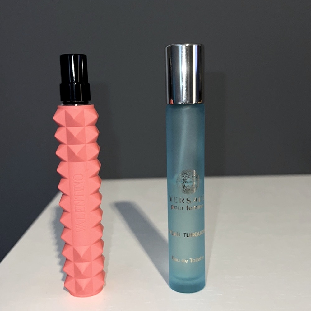 Versace Dylan Turquoise & Valentino Donna Born in Roma